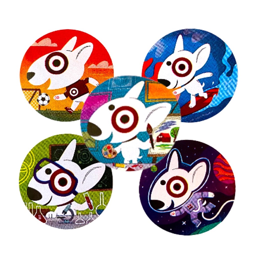 🎯 Exclusive 50 Target Bullseye Children Stickers